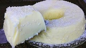 Pudim de Coco sem Ovos e sem Forno