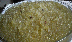Doce de Mamão Verde Ralado com Coco