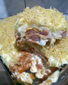 Cachorro-Quente de Forno com Pão de Forma e Purê