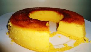 Pudim de Pamonha com Milho Verde e Requeijão