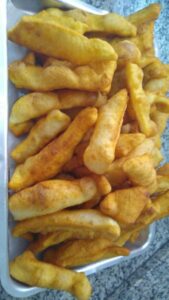 Massinha Frita em Tirinhas Crocante e Macia
