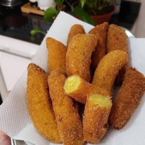 Banana à Milanesa Crocante e Sequinha