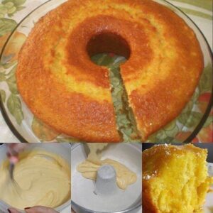 Bolo de Laranja que Não Amarga: Fofinho com Calda