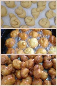 Nozinho Frito com Calda de Açúcar