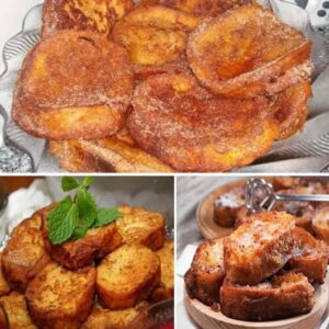 Rabanada Tradicional de Natal Frita e Dourada