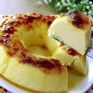 Pudim Brûlée Cremoso com Casquinha Crocante