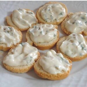 Patê de Queijo com Cebola Cremoso e Fácil