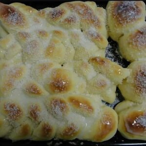 Pão Doce de Massa Mole com Coco