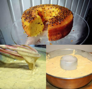 Bolo de Maracujá Simples com Calda