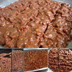 Pé de Moleque de Brigadeiro Fácil e Crocante