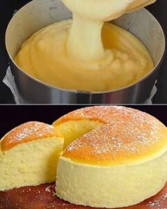 Cheesecake Japonês Soufflé (Bolo Nuvem)