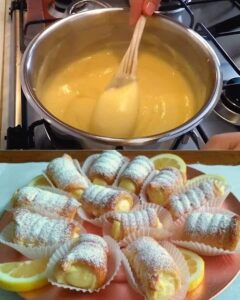 Canudinho de Creme de Confeiteiro
