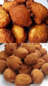 Bolinho Frito de Fubá Sequinho e Macio