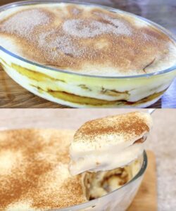 Banana Assada com Leite Condensado e Creme de Leite