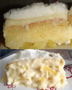 Bolo de Abacaxi com Creme Delicioso e Fácil