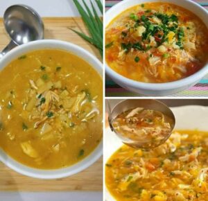 Canja de Galinha com Arroz e Legumes