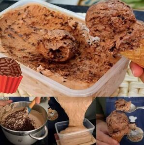 Sorvete de Brigadeiro Caseiro e Cremoso