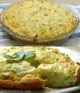 Torta de Abobrinha com Queijo: Leve e Fácil