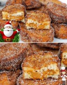 Rabanada Recheada Assada com Doce de Leite