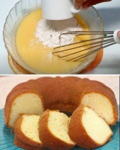 Bolo Gigante de 3 Ingredientes