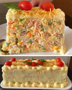 Torta Fria de Frios com Pão de Forma: Receita Fácil