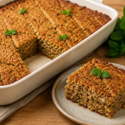 Quibe Vegetariano de Liquidificador Fácil e Assado