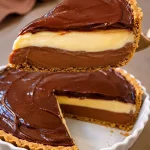 Torta Dois Amores Gelada e Cremosa com Dois Chocolates