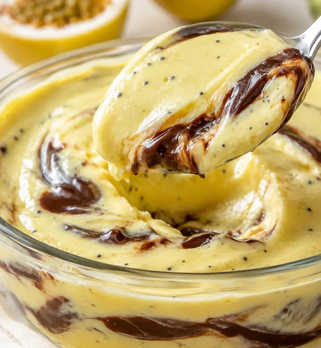 Mousse Trufado de Maracujá sem Leite Condensado