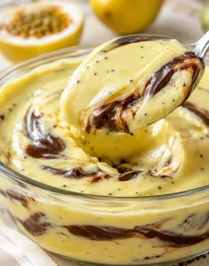 Mousse Trufado de Maracujá sem Leite Condensado