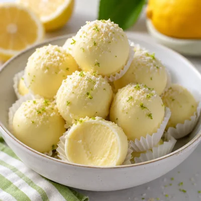 Trufa de Limão com Chocolate Branco: Fácil e Cremosa