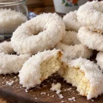 Bolacha Anel com Merengue e Coco