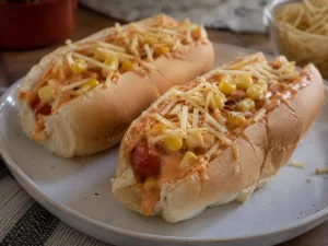 Cachorro-Quente Cremoso com Molho Fácil e Saboroso