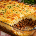 Escondidinho de Carne Moída com Purê de Batata